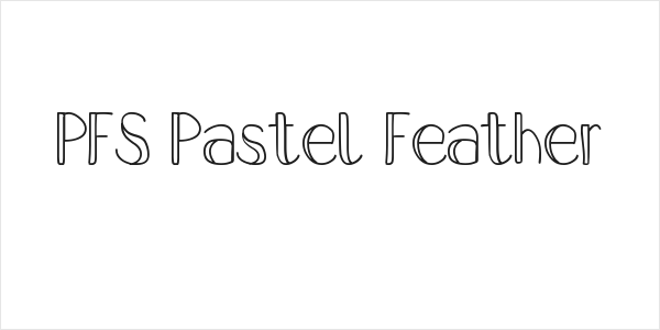 PFS Pastel Feather Logo
