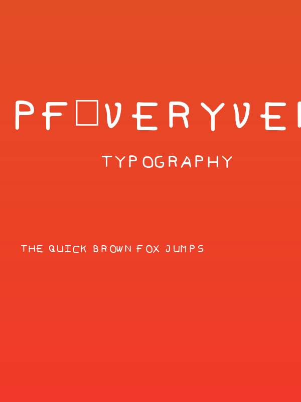 Pf_veryverybadfont6 Poster