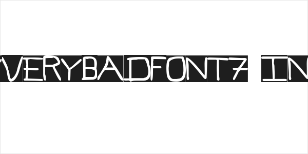 Pf_veryverybadfont7 Inverted Logo