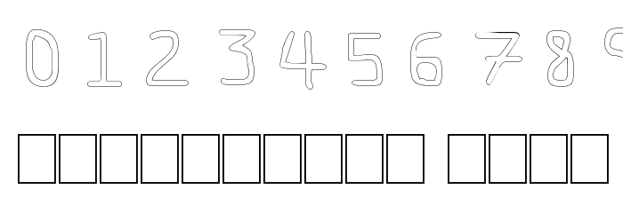 Pf_veryverybadfont7 Outline Font OTHER CHARS