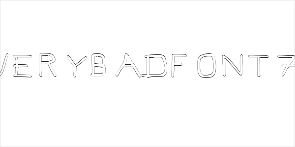 Pf_veryverybadfont7 Outline Logo