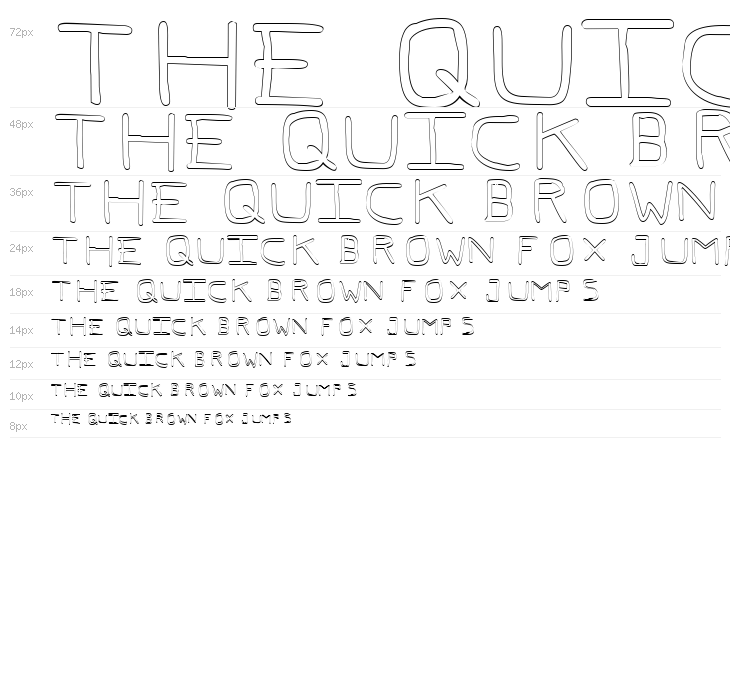 Pf_veryverybadfont7 Outline Waterfall