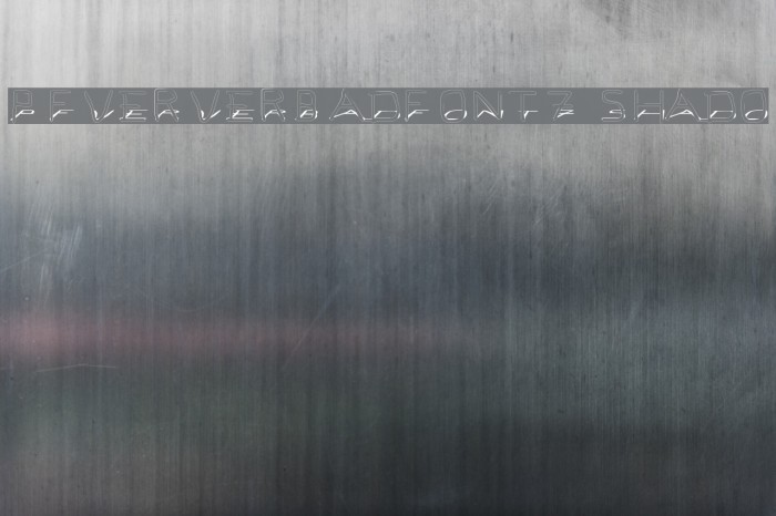 Pf_veryverybadfont7 Shadow フォント examples