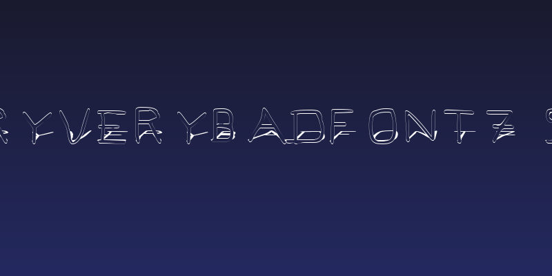 Pf_veryverybadfont7 Shadow Social Header