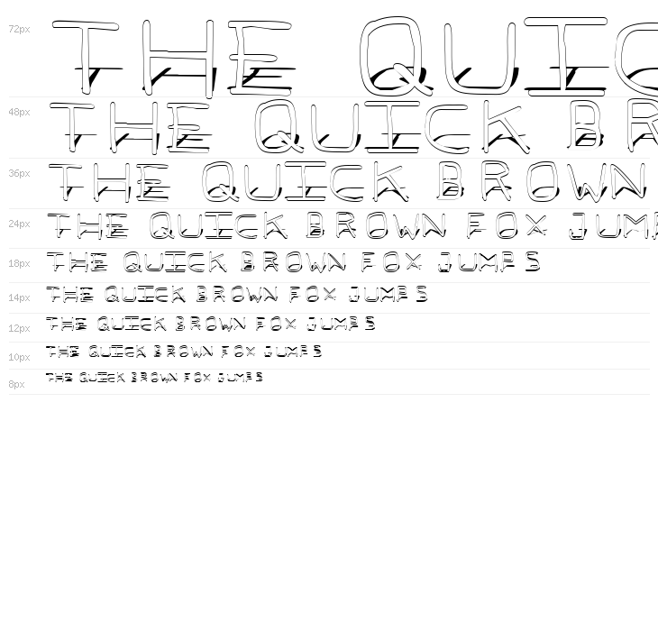 Pf_veryverybadfont7 Shadow Waterfall