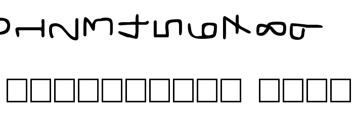 Pf_veryverybadfont7 sideways Font OTHER CHARS