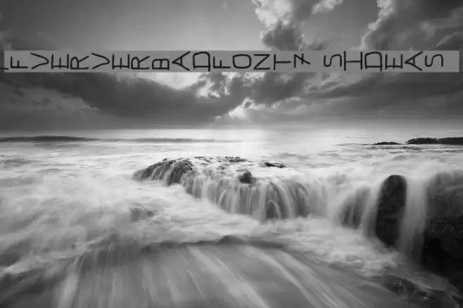 Pf_veryverybadfont7 sideways Schriftart examples