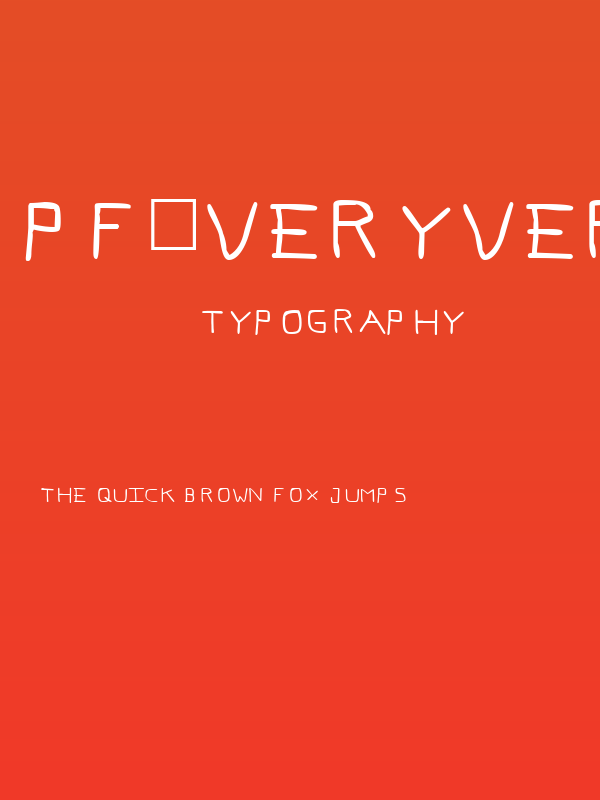 Pf_veryverybadfont7 Poster