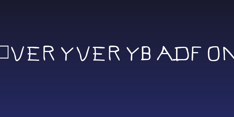 Pf_veryverybadfont7 Social Header
