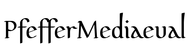 PfefferMediaeval  Frei Schriftart Herunterladen