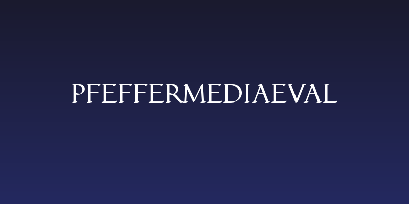 PfefferMediaeval Social Header