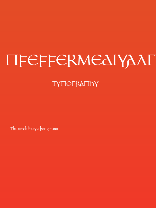 PfefferMedivalG Poster