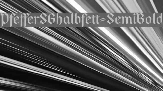 PfefferSGhalbfett-SemiBold Fonte examples