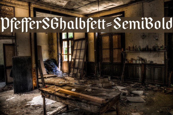 PfefferSGhalbfett-SemiBold Fonte examples