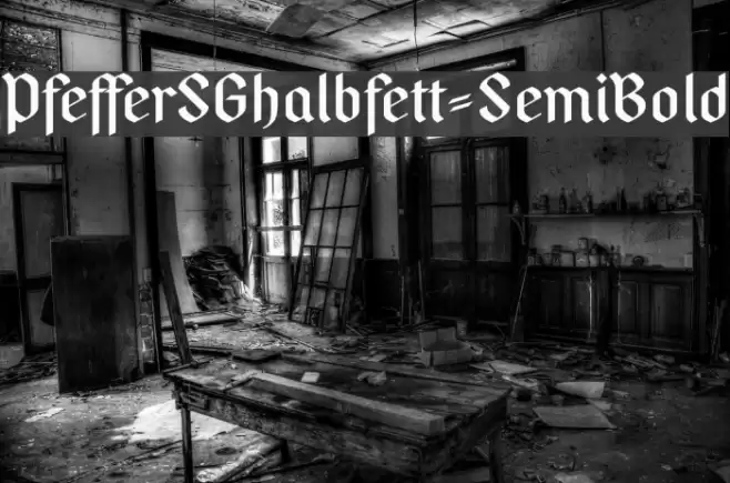 PfefferSGhalbfett-SemiBold Fonte examples