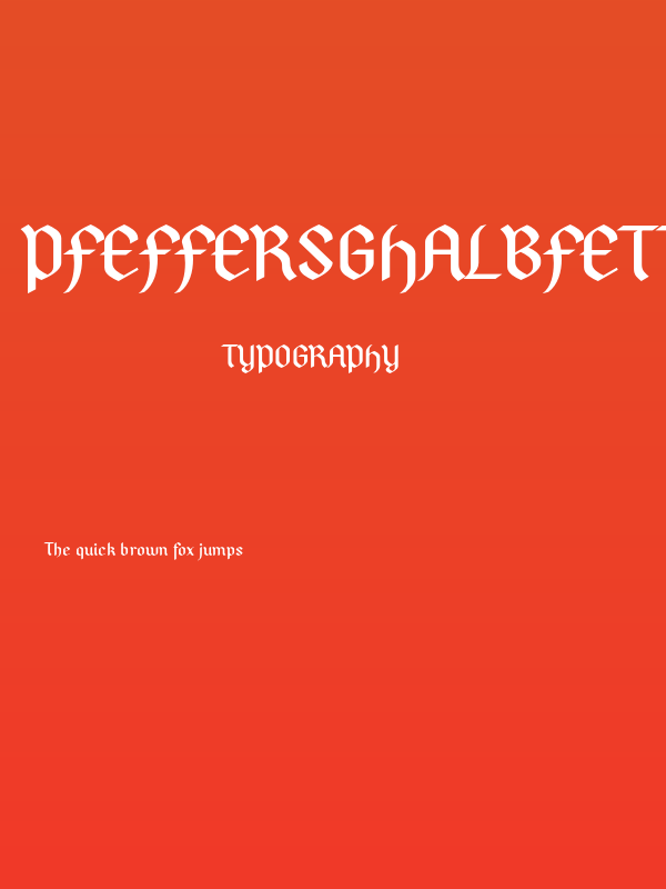 PfefferSGhalbfett-SemiBold Poster