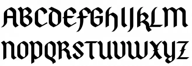 PfefferSimpelgotisch-Bold 字体 大写