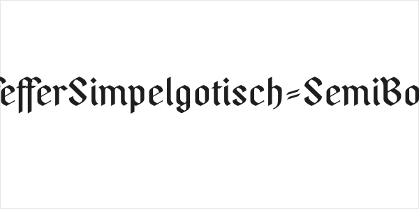PfefferSimpelgotisch-SemiBold Logo