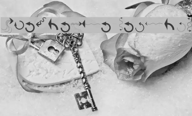 PfeileOne Regular Font examples