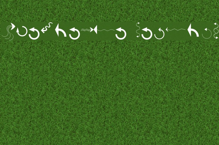 PfeileOne Regular Font examples