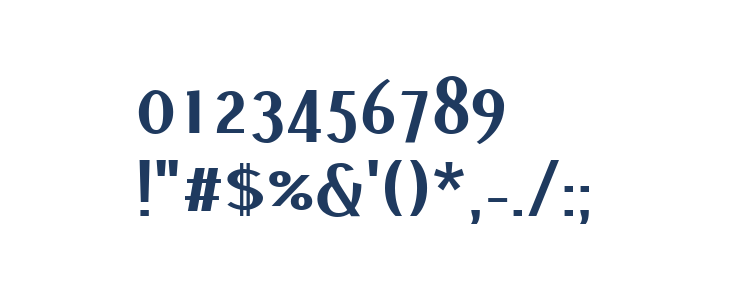 Pfennig Bold Other Characters