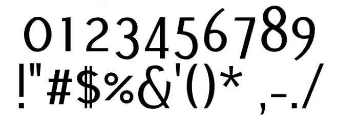 Pfennig Font OTHER CHARS