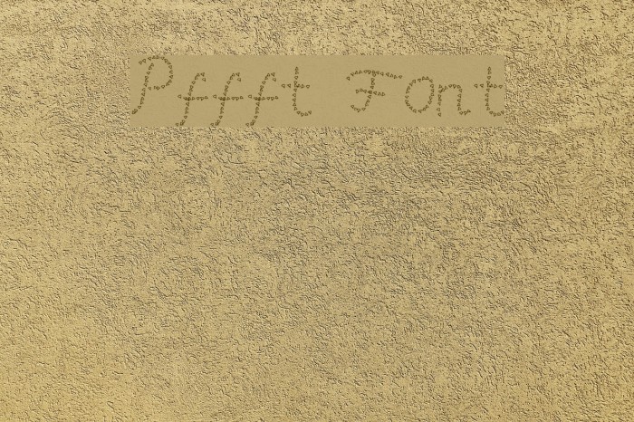 Pffft Font examples