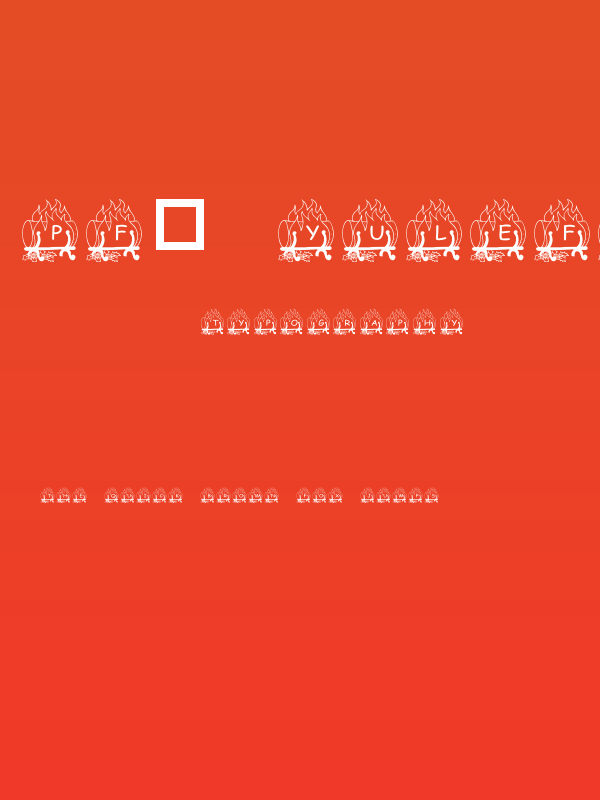 pf_ yulefire1 Poster