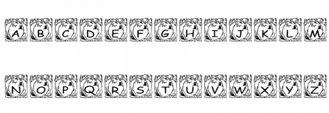 pf_holloween1 フォント 大文字