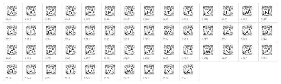 pf_holloween1 Character Map
