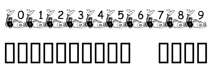 pf_holloween2 Font OTHER CHARS