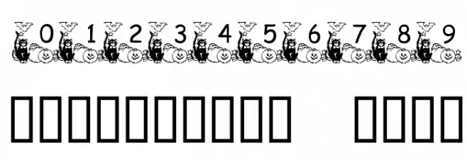 pf_holloween2 フォント その他の文字