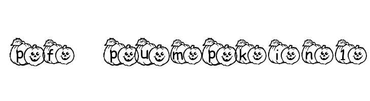 pf_pumpkin1 Font