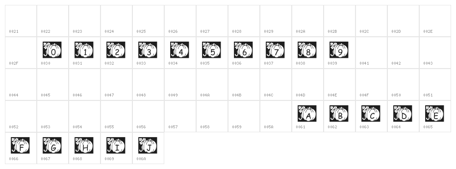 pf_pumpkin2 Character Map