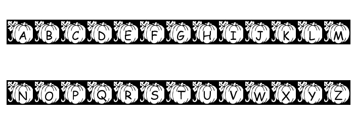 pf_pumpkin2 Font LOWERCASE
