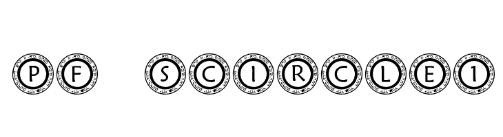 pf_scircle1 Font