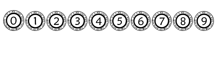 pf_scircle1 Font OTHER CHARS