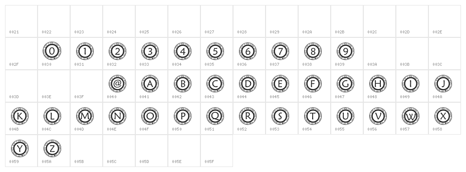 pf_scircle1 Character Map