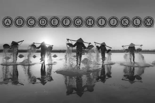 pf_scircle1 Font examples