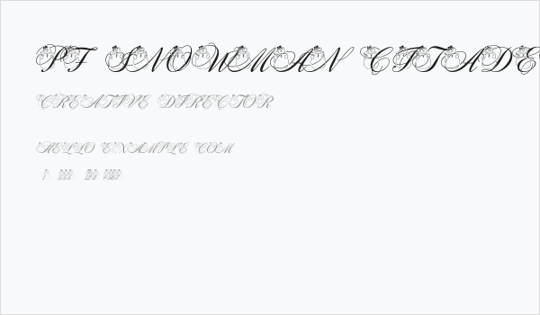 pf_snowman citadel Business Card