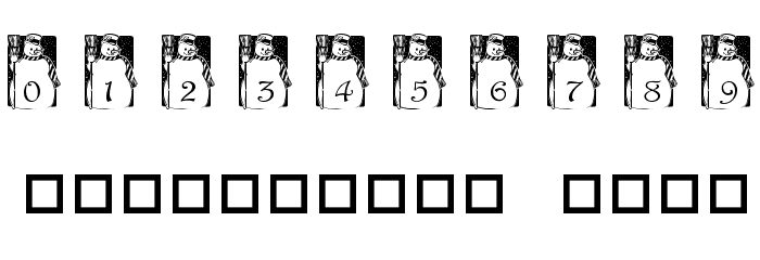 pf_snowman1 Font OTHER CHARS