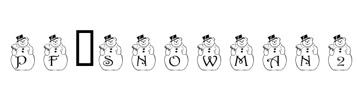 pf_snowman2 Font