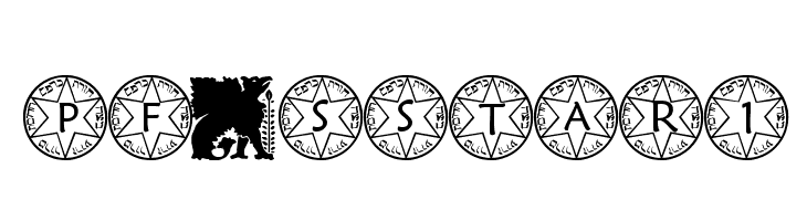 pf_sstar1 Font