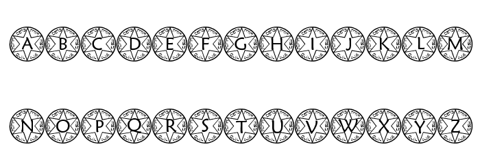pf_sstar1 Font LOWERCASE