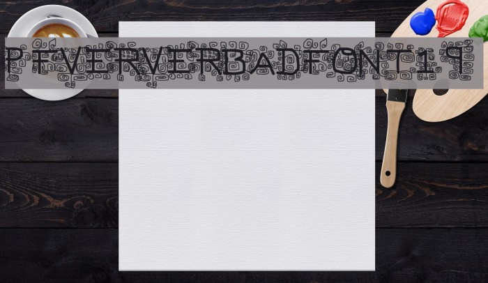 pf_veryverybadfont19 Font examples