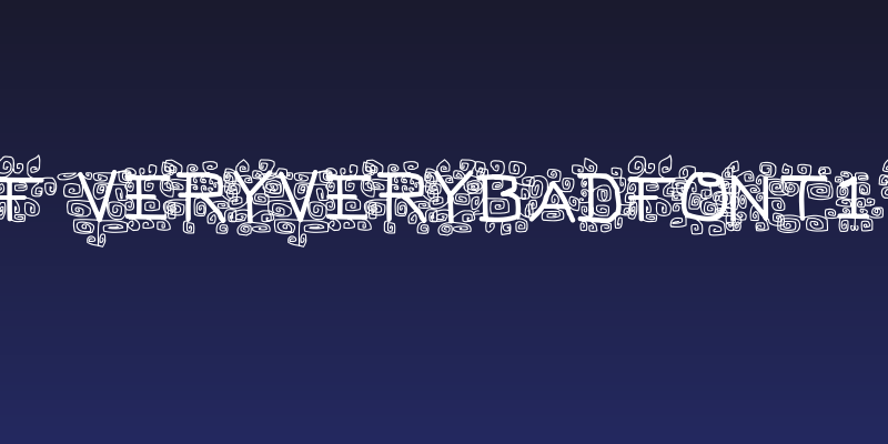 pf_veryverybadfont19 Social Header
