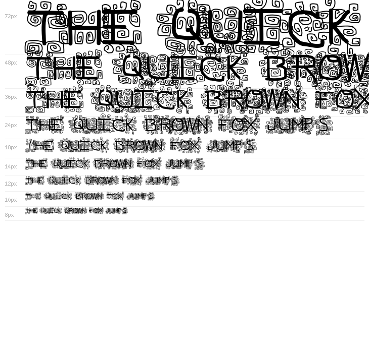 pf_veryverybadfont19 Waterfall