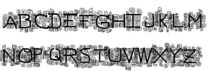 pf_veryverybadfont19 Font LOWERCASE