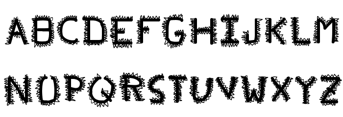 pf_veryverybadfont20 Font LOWERCASE