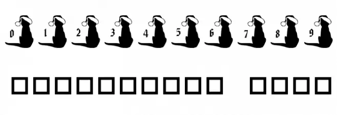 pf_xmas_cat Font OTHER CHARS